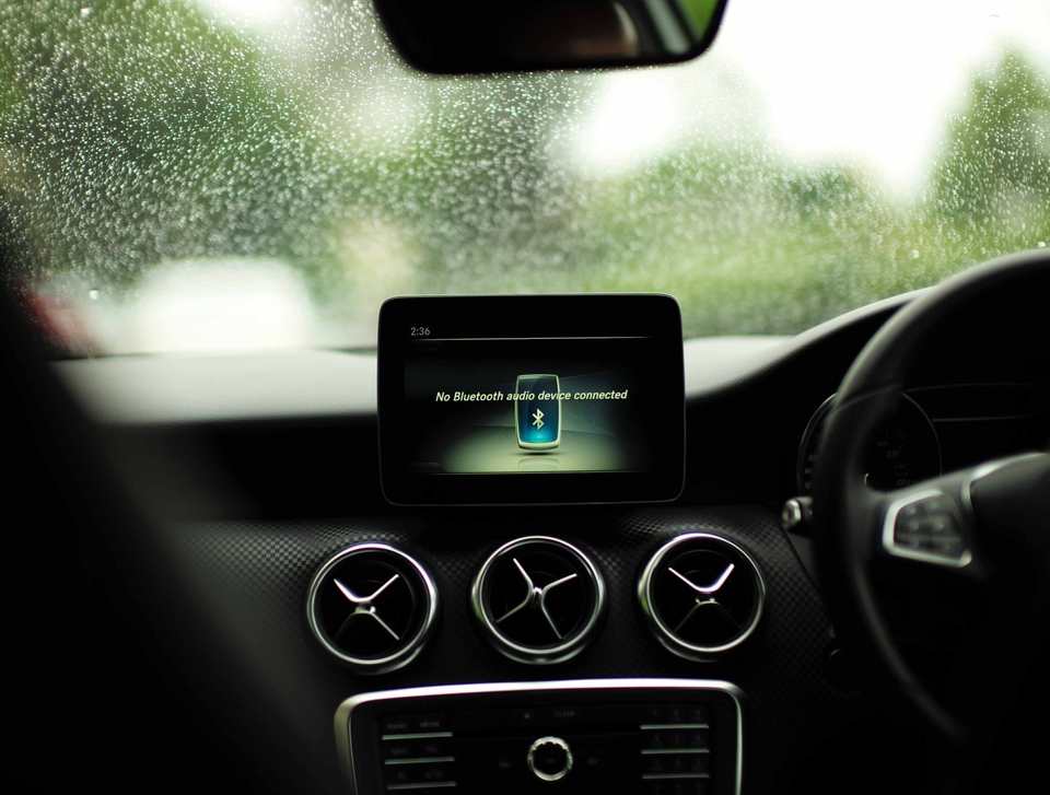 Bluetooth device in a car